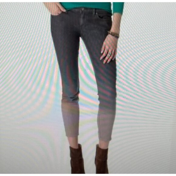 Free People Womens Gray Ombre Skinny Jeans Size 26 Cotton Blend - Picture 2 of 16